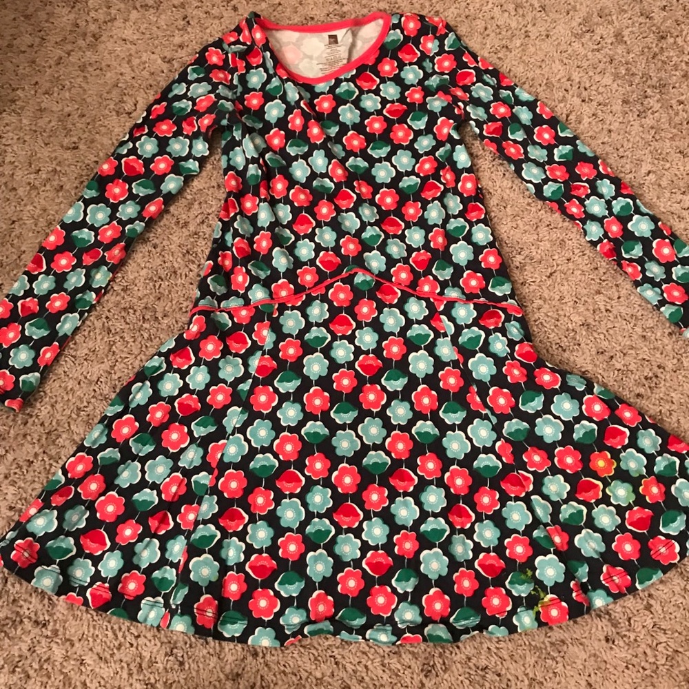 Girls tea collection long sleeve dress size 8